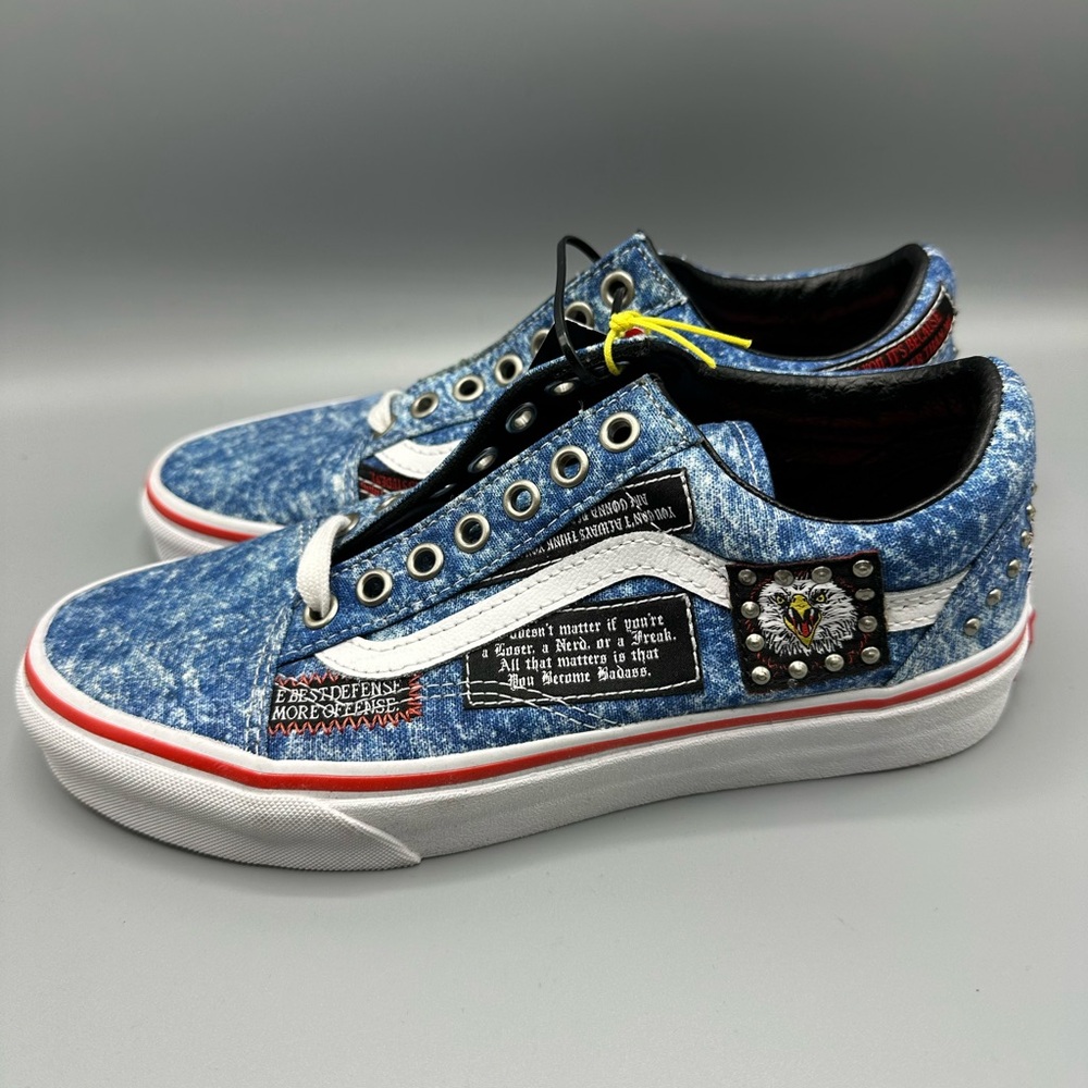 Vans x Cobra Bite Like an Eagle Kai Old Skool Skate Shoes Blue White